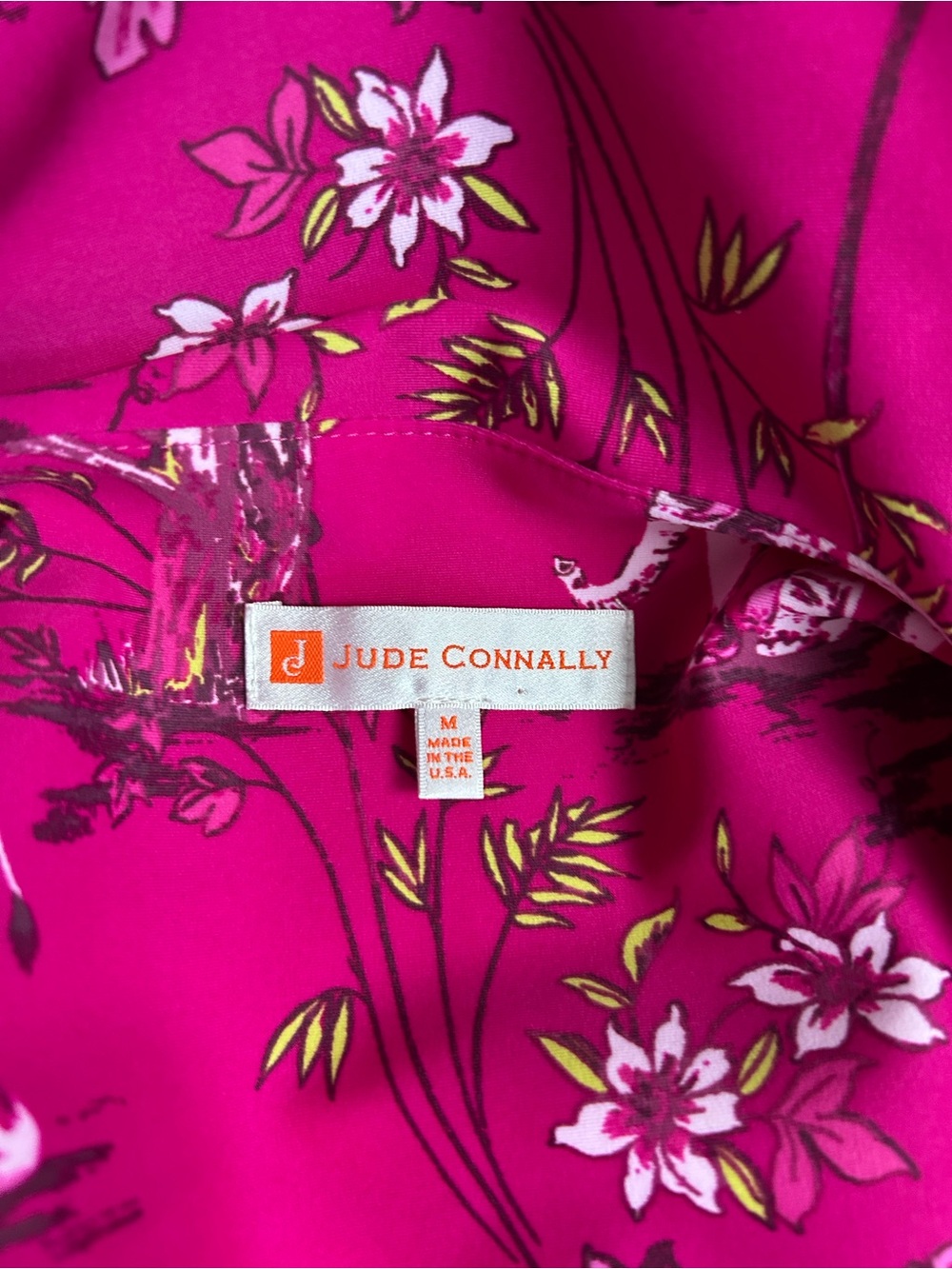 Jude Connally Fuchsia Floral Shift Dress - Picture 3 of 4